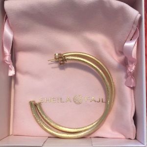 Sheila Fajl gold hoops
